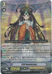 CEO Amaterasu (SP) - BT01: Descent of the King of Knights - Cardfight Vanguard card