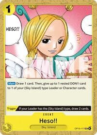 Heso!! - Adventure on Kami's Island Release Event Cards - One Piece Card Game card