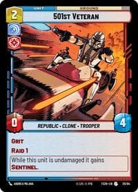 501st Veteran - Twin Suns - Star Wars: Unlimited card