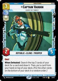 Captain Vaughn - Search the Tunnels - Twin Suns - Star Wars: Unlimited card