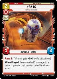 R2-D2 - Getting His Chance - Twin Suns - Star Wars: Unlimited card