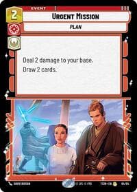 Urgent Mission - Twin Suns - Star Wars: Unlimited card