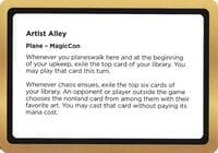 Artist Alley (Black Lotus Unknown Planechase) - Oversize Cards - Magic: The Gathering card