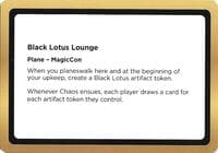 Black Lotus Lounge (Black Lotus Unknown Planechase) - Oversize Cards - Magic: The Gathering card
