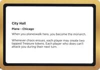 City Hall (Black Lotus Unknown Planechase) - Oversize Cards - Magic: The Gathering card