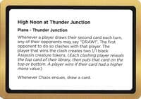 High Noon at Thunder Junction (Black Lotus Unknown Planechase) - Oversize Cards - Magic: The Gathering card