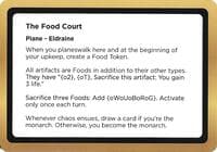 The Food Court (Black Lotus Unknown Planechase) - Oversize Cards - Magic: The Gathering card
