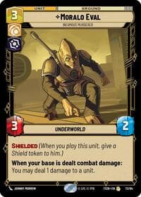Moralo Eval - Infamous Murderer - Twin Suns - Star Wars: Unlimited card