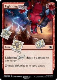 Lightning Bolt (042) - Secret Lair Drop Series - Magic: The Gathering card