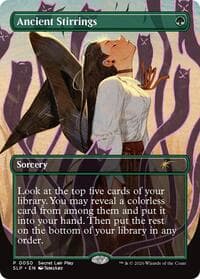 Ancient Stirrings - Secret Lair Showdown - Magic: The Gathering card