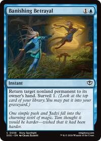 Banishing Betrayal - Secrets of Strixhaven - Magic: The Gathering card
