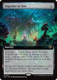 Together as One (Extended Art) - Secrets of Strixhaven - Magic: The Gathering card