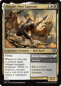 Abigale, Poet Laureate - Secrets of Strixhaven - Magic: The Gathering card