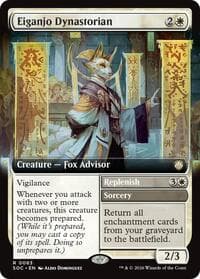 Eiganjo Dynastorian (Extended Art) - Commander: Secrets of Strixhaven - Magic: The Gathering card