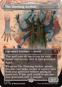 The Dawning Archaic (Borderless) - Secrets of Strixhaven - Magic: The Gathering card