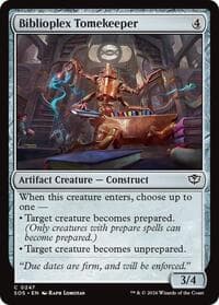 Biblioplex Tomekeeper - Secrets of Strixhaven - Magic: The Gathering card