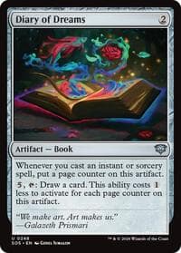 Diary of Dreams - Secrets of Strixhaven - Magic: The Gathering card