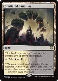 Shattered Sanctum - Secrets of Strixhaven - Magic: The Gathering card