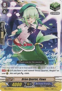 Drive Quartet, Flows - EB02 - Banquet of Divas - Cardfight Vanguard card