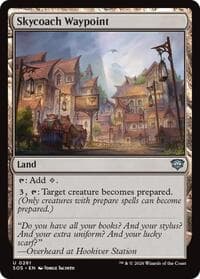 Skycoach Waypoint - Secrets of Strixhaven - Magic: The Gathering card