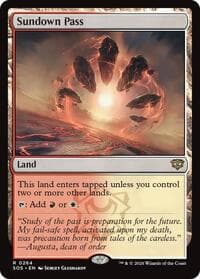 Sundown Pass - Secrets of Strixhaven - Magic: The Gathering card