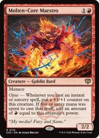 Molten-Core Maestro - Secrets of Strixhaven - Magic: The Gathering card