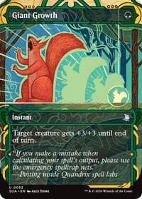 Giant Growth - Secrets of Strixhaven: Mystical Archive - Magic: The Gathering card