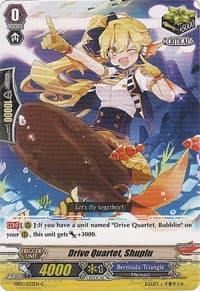 Drive Quartet, Shuplu - EB02 - Banquet of Divas - Cardfight Vanguard card
