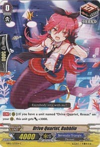 Drive Quartet, Bubblin - EB02 - Banquet of Divas - Cardfight Vanguard card