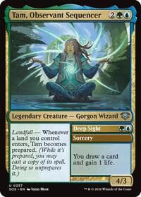 Tam, Observant Sequencer - Secrets of Strixhaven - Magic: The Gathering card