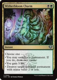 Witherbloom Charm - Secrets of Strixhaven - Magic: The Gathering card