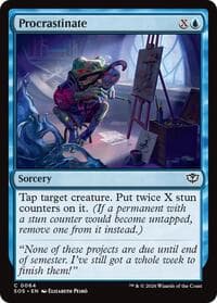Procrastinate - Secrets of Strixhaven - Magic: The Gathering card