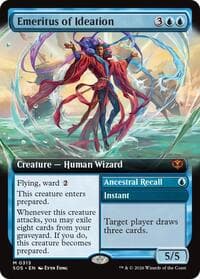 Emeritus of Ideation (Extended Art) - Secrets of Strixhaven - Magic: The Gathering card