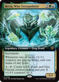 Berta, Wise Extrapolator (Extended Art) - Secrets of Strixhaven - Magic: The Gathering card