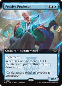 Pensive Professor (Extended Art) - Secrets of Strixhaven - Magic: The Gathering card