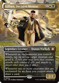 Killian, Decisive Mentor (Borderless) - Commander: Secrets of Strixhaven - Magic: The Gathering card