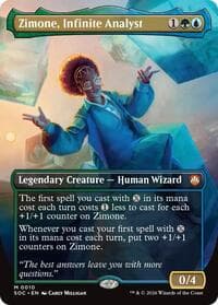 Zimone, Infinite Analyst (Borderless) - Commander: Secrets of Strixhaven - Magic: The Gathering card