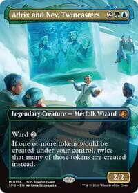 Adrix and Nev, Twincasters (Borderless) - Special Guests - Magic: The Gathering card
