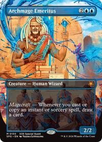 Archmage Emeritus (Borderless) - Special Guests - Magic: The Gathering card