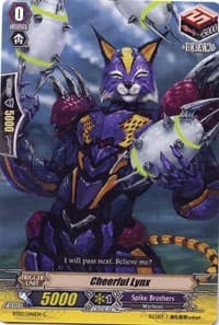 Cheerful Lynx - BT02: Onslaught of Dragon Souls - Cardfight Vanguard card