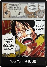 DON!! Card (Luffy) - Adventure on Kami's Island - One Piece Card Game card