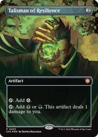 Talisman of Resilience (Borderless) - Commander: Secrets of Strixhaven - Magic: The Gathering card