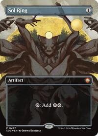 Sol Ring (Borderless) - Commander: Secrets of Strixhaven - Magic: The Gathering card