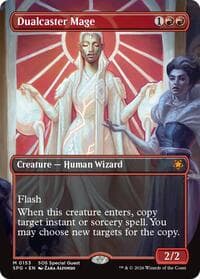 Dualcaster Mage (Borderless) - Special Guests - Magic: The Gathering card