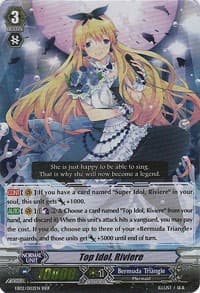 Top Idol, Riviere - EB02 - Banquet of Divas - Cardfight Vanguard card