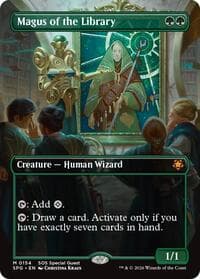 Magus of the Library (Borderless) - Special Guests - Magic: The Gathering card