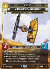 Sabine's Masterpiece - Crazy Colorful (101) - Sector and Regional Promos: Season 1 - Star Wars: Unlimited card