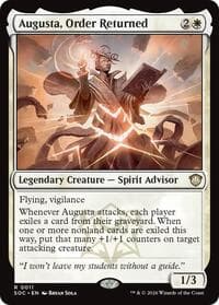 Augusta, Order Returned - Commander: Secrets of Strixhaven - Magic: The Gathering card