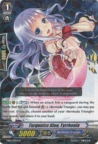 Turquoise Blue, Tyrrhenia - EB02 - Banquet of Divas - Cardfight Vanguard card