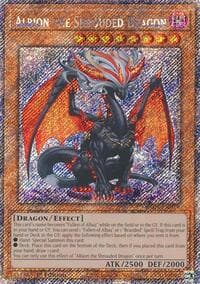 Albion the Shrouded Dragon (Platinum Secret Rare) - Rarity Collection 5 - YuGiOh card